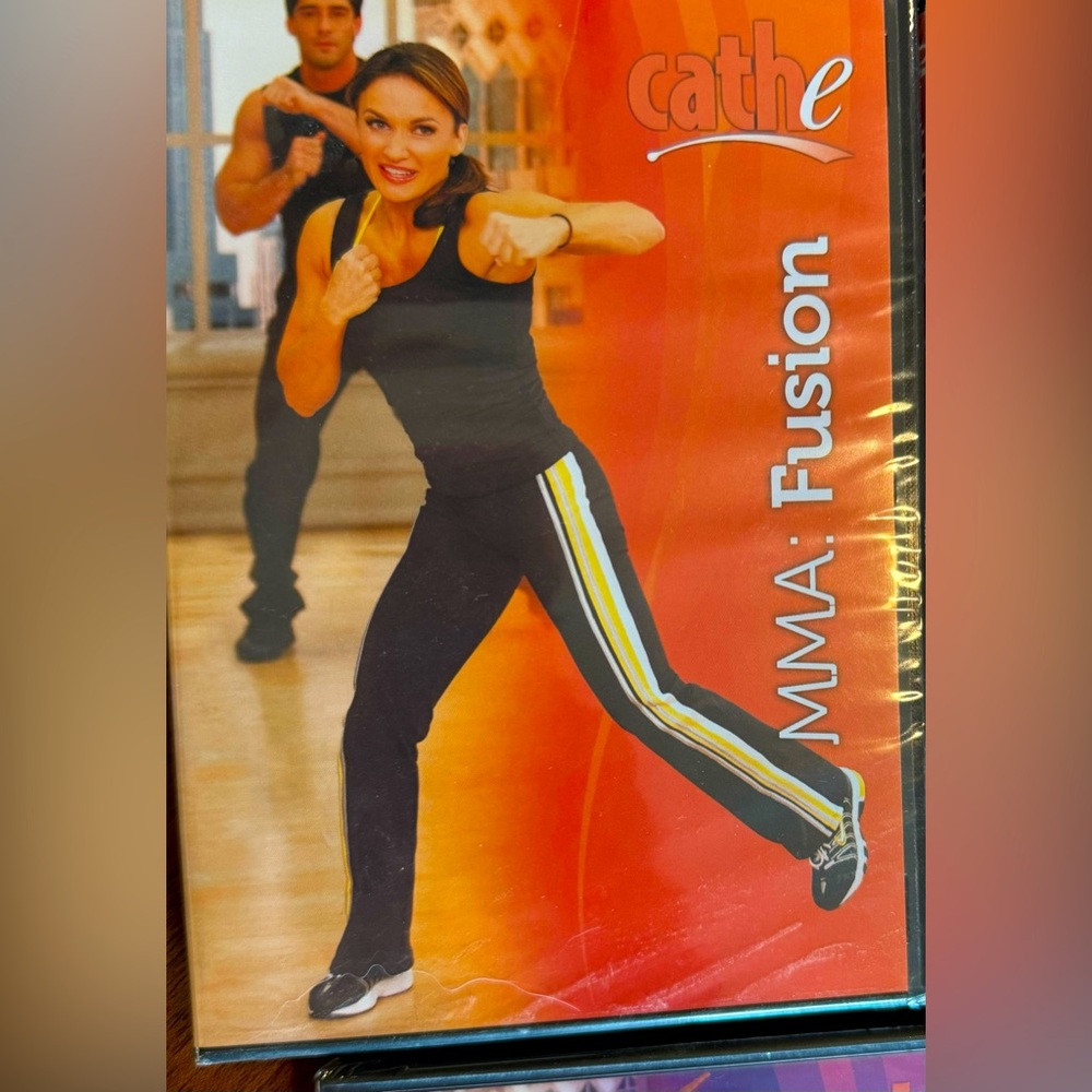 Cathe MMA Fusion, Boxing or Kickboxing  advanced high energy workouts. 3 DVD